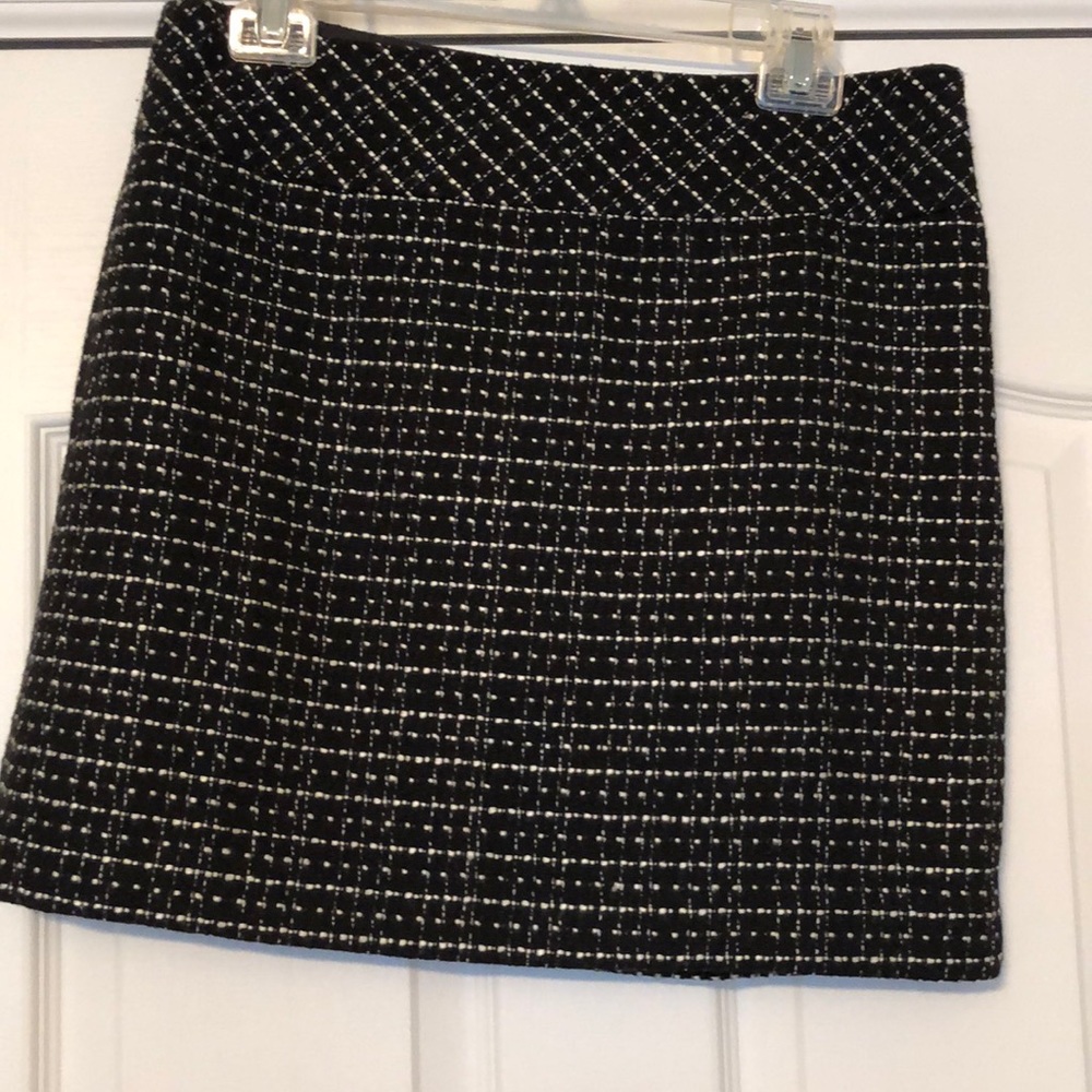Ann Taylor loft woven tweed skirt